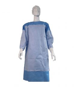 Surgical reinforced gown