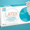 100 x Medium Latex Disposable Gloves