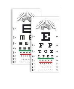 Snellen Chart - literate / illiterate