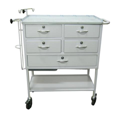 Mobile emergency trolley _ Epoxy powder coated throughout - Image 3