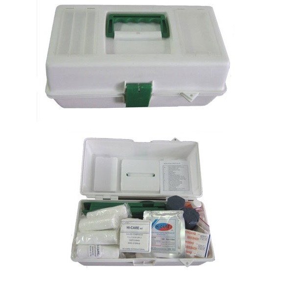 First Aid Kit Regulation 7 Plastic Box - Body Fluid Included - Image 2