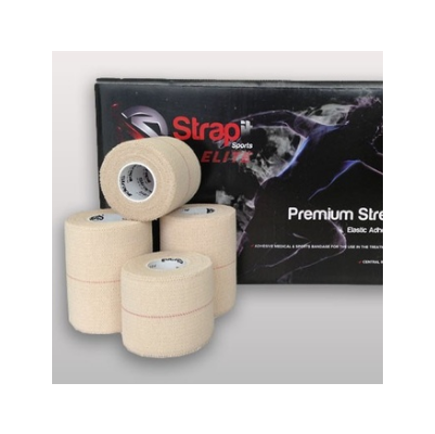 Bandage Adhesive Elastic - 25mmx4.5m HC white EAB heavy sports band