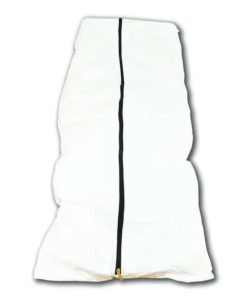 XXXL Virgin white Straight Zip + Handles 160 Micron