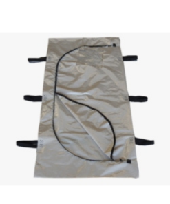 Black U-Shape Zip + Handles 160 Micron - Child