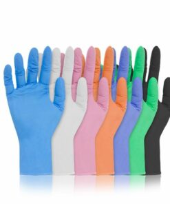 100 black nitrile gloves