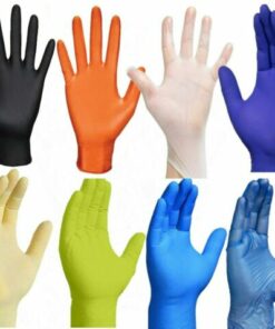 100 black nitrile gloves