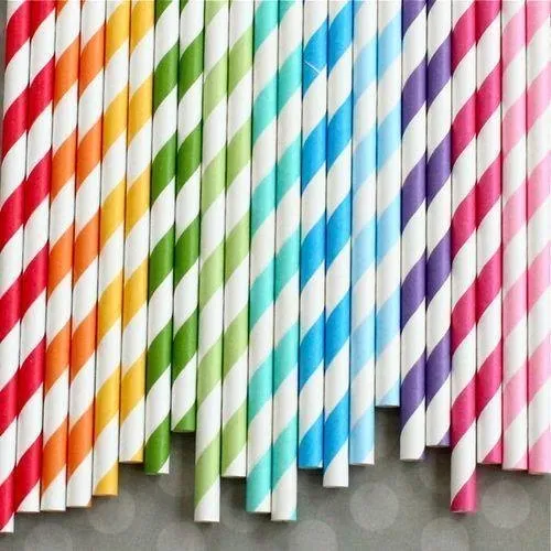 orange paper straws