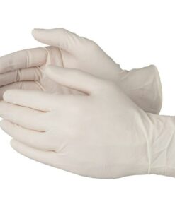 100 PCS Disposable Elastic Nitrile Gloves Soft Latex Protective Sanitizing Gloves ...