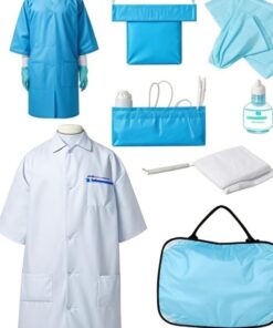 yellow scrubs top