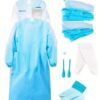 disposable non woven shoe covers black