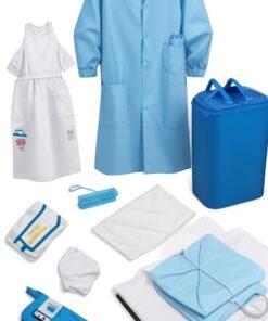 100% cotton reusable scrubs bottom x large