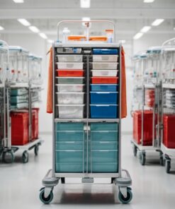surgical trolley stainless steel