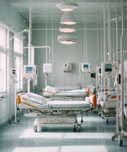 adjustable hospital bed table