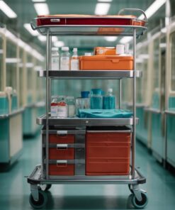 hospital laundry trolley