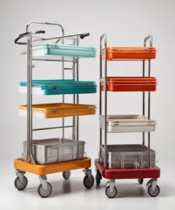 waitstaff service trolley