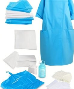 100% cotton reusable scrubs bottom green xxx large