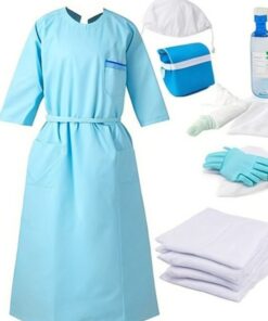 yellow patient gown