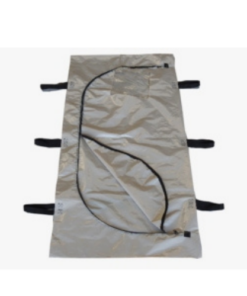 body bag with u-shape zip - cream