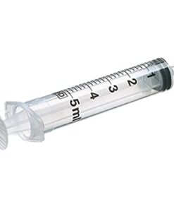 Syringe 5ml, 3 part Luer slip