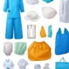 reusable theatre shoe covers blue xx large