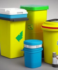 sharps bin round (choose an option: 20/25 litre)
