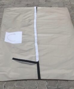 Body Bag + U-Shape ZIP + Handles virgin white