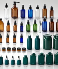 1000ml Clear Glass Bottle with Screw Cap