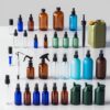 1000ml Clear Glass Bottle with Mist Sprayer