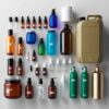1000ml Green Glass Bottle with Lotion Cap