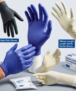 black elbow gloves