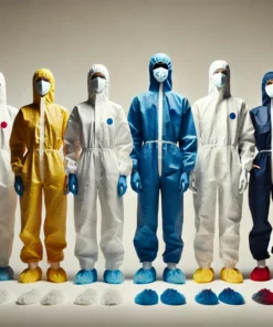 Blue Reusable Mop Caps