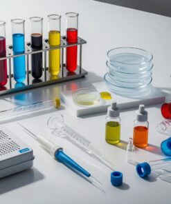 test tubes and rack