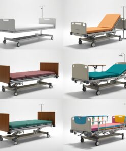 2 cranks adjustableMedical bed +Mattress