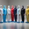 Disposable Coveralls Blue Large