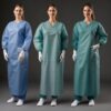 disposable isolation gowns - reinforced pro-care high risk large