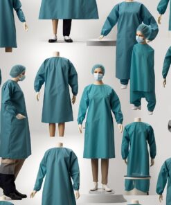 disposable isolation gown (50gsm)