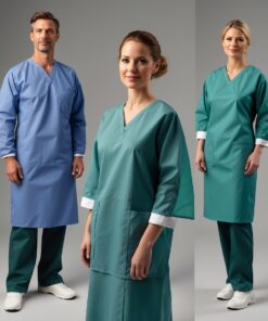 disposable isolation gown 50gsm