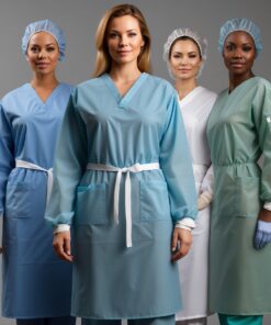 Bulk Disposable Isolation Gown large