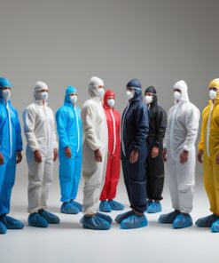 Disposable Mop Caps Navy Blue (One Size)