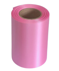 SFS Pink Satin Ribbon -100mm x 20m
