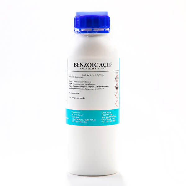 Benzoic Acid AR – 500g