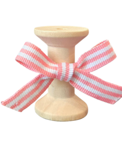 No 001 – Pink & White Stripe 10mm