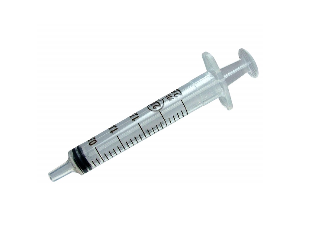 2ml Syringes 3 Part (luer Slip) Latex Free