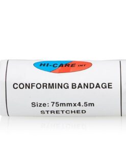 Bandage Conforming – 75mmx2.7m Hi-care (4.5m) Stretched