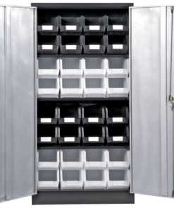 Black & Silver – Linbin ® Storage Bin Cabinet Kit