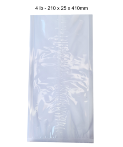 Cellophane Packets (100 units)(4lb 210 + 25 x 410mm 30 mic)