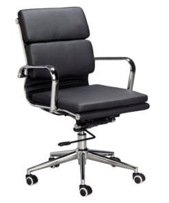 Padded Eames Executive Medium Back Chair