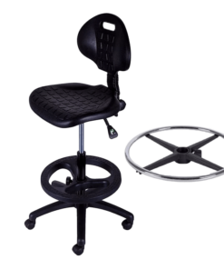 Industrial PU Draughtsman Chair
