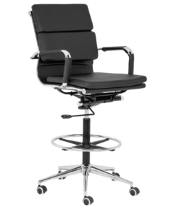 Padded Eames Draughtsman Chair