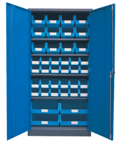 Blue – Linbin ® Storage Bin Cabinet Kit 1